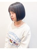 清楚感のあるミニボブ