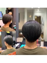 バンズヘアーファミリー(Ban.s Hair Family) 縮毛矯正(サイドパート)