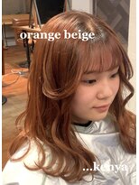 ソーエン バイ ヘッドライト 熊本店(soen by HEADLIGHT) ブリーチオンカラー☆オレンジべージュ☆