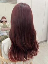 リル(re'll) 《花屋併設》チェリーレッド/レトロガーリー/波巻きカール◎20代