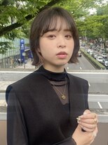 ピチカート(pizzicato) 外ハネショートボブ×イヤリングカラー