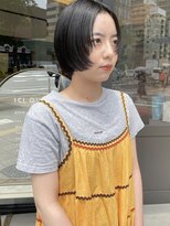 ヘアーアイスカルテット(HAIR ICI QUARTET)&nbsp;ミニボブ　前上がりボブ　切りっぱなし