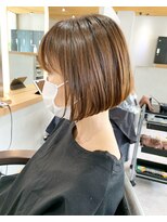 サロンドミルク 新百合ヶ丘店(salon de MiLK)&nbsp;《お客様スタイル　五月女》毛先が動く、軽やかボブ！