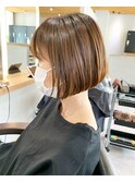 《お客様スタイル 五月女》毛先が動く、軽やかボブ!