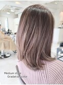 【PURE PLACE×北島】ミディアムスタイル×グラデーションカラー