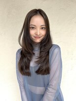ルル 表参道(lulu.) レイヤーカット　レイヤーカット　ロング　ロングヘア
