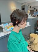 #くびれショート #ショートヘア #ダークグレージュ