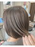 2回目～5回目【下元限定】脱白髪染めハイライト＋カラー＋カット　￥17000