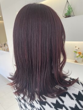 スリーヘアーデザインズ(Three Hair Designs) 艶々チェリーレッドカラー