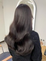 ジーナ 本八幡(Zina)&nbsp;髪質改善＊ロングレイヤーグレーベージュ＊美髪【Zina本八幡】