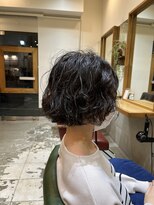 シャペウ駒込&nbsp;切りっぱなしボブ×無造作パーマ