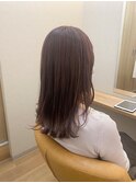 ピンクハイライトカラー