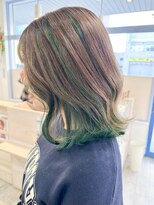 エルフ(elf)&nbsp;インナーカラー×ミドリカラー