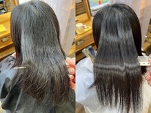 ヘアーアンドスパ トリコ(Hair&spa TRICO)の雰囲気（乾かしてブラシでとくだけ。面倒くさがりさんでも大丈夫◎）