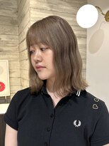 ヲタク(wotaku.) ハニーベージュワンブリーチくすみカラーベージュカラー
