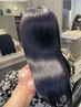 【UVケア込み】カット＋抗酸化ケアカラー＋髪質改善ケラチントリートメント