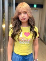 シティ(sity.)&nbsp;ホワイトベージュ ミルクティーベージュ グラデーションカラー