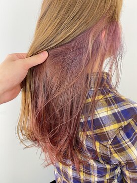 フルショウ 栄店(FURUSHO) ローズブラウンインナーカラー