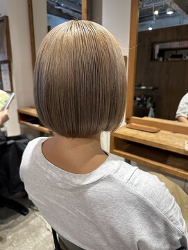 へアサロンアンドカフェガーデン(hair salon&cafe GARDEN) ダブルカラー/ケアブリーチ/ミルクティーベージュ