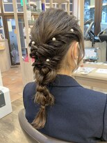 アルターリール(aL ter Rire)&nbsp;編み下ろし/ヘアアレンジ/ヘアセット/福原遼華