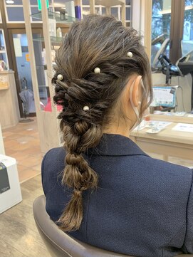 アルターリール(aL ter Rire) 編み下ろし/ヘアアレンジ/ヘアセット/福原遼華