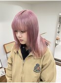◎ブロンドハイトーンカラーデザインカラーアンブレラカラー金髪