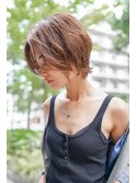 【GEEKS渋谷】ナチュラルボブウルフ/20代30代/夏カラー/レイヤー