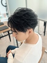 ジーナ 天神(Zina)&nbsp;フェザーパーマ/ショートセンターパート