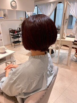 アルブル エト シミー(Arbre et chimie) 黒髪/オリーブグレー/小顔/ココアベージュ/東村山駅