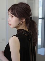 ベレーザシェルト(Beleza scelto)&nbsp;16969ハーフアップシニヨンヘアポニーテールゆるふわミディアム