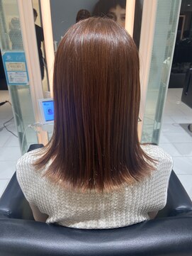 エアー 大阪(AIR) 【AIR大阪】栃本優美　お客様ヘア　オレンジブラウン