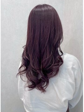 ジーナ  札幌大通(Zina) 美髪＊カシスラベンダー＊ゆるふわ外巻き＊Zina札幌大通