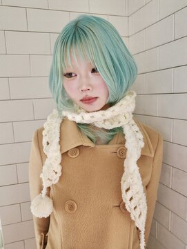 クペウヘイヴン(cope'u HAVEN) 原宿/ウルフカット レイヤー デザインカラー ルーツカラー