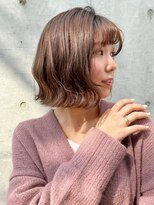 CHIC八王子【4月1日NEW OPEN(予定)】 切りっぱなしボブカット ウェーブヘア【八王子】