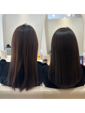 シンシア 銀座(sinsia) 乾燥毛にはsins髪質改善で水分量UP！