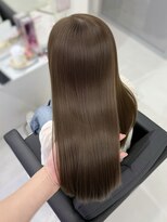 ハピネス 梅田茶屋町店(HAPPINESS)&nbsp;韓国風/レイヤーカット/顔周り/顔まわり/髪質改善/ベージュ
