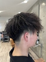 メンズファット バイ アプリーレ(Men's PHAT by Aprire) 黒髪艶カラーマッシュソフトツイストパーマ
