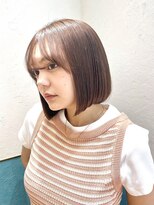 ロンド レイ 立川(Lond Ray) レイヤーボブ/ミルクティーベージュ/髪質改善/顔周り/立川
