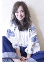 高円寺四百倍美容室 【四百倍スタイル】シンプル×ブルージュミディアム