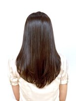 クオリス 赤塚店(QUALIS)&nbsp;ナチュラルストレート/縮毛矯正/ココアブラウン/20代30代40代