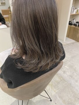 マロウ(mallow) 《花屋併設》グレージュカラー@20代30代40代@オーガニックカラー