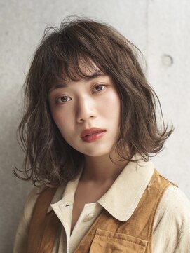 コムマティス 恵比寿ガーデンプレイス(Comme Matisse) ボブ/カーキグレージュ/大人かわいい[恵比寿/恵比寿駅]