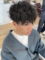 フィフス 原宿(fifth)&nbsp;ツイストスパイラルパーマメンズパーマツーブロック刈り上げ