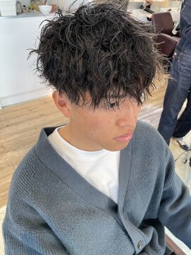 フィフス 原宿(fifth) ツイストスパイラルパーマメンズパーマツーブロック刈り上げ