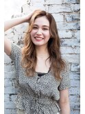 【副店長シバタ】大人可愛い外国人風ゆる巻きベージュ