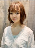 【遠藤】ウルフミディアム10代20代30代40代くびれミディアム