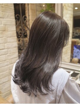 シャル オカチマチ 上野御徒町(shalu) ロートーンラベンダー　セミロング