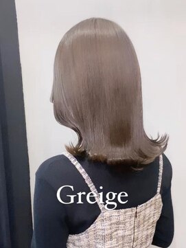 ワルム(warme) グレージュカラー×ブリーチ無しダブルカラー