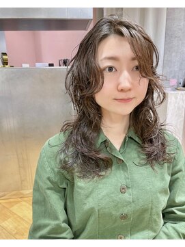 カームバイリコ 学芸大学(calm by liko) ショコラアッシュ/ヘルシースタイル/ふんわりカール/学芸大学