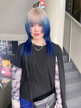 キオク(KIOX) デザインカラー/ホワイトベージュ×ブルー